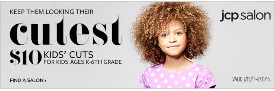 Itâs back-to-school time and JCPenney is offering Kids Haircuts for ...