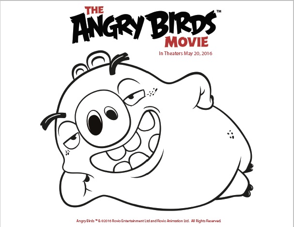 angry birds coloring pages pigs for sale - photo #6
