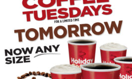 Free Coffee (Any Size!) on Tuesdays for a Limited Time at Holiday