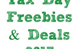Tax Day Freebies & Deals 2017