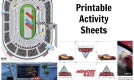 Free Disney’s CARS 3 Printable Activity Sheets