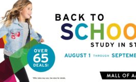 Free Back to School Printable Coupons for the Mall of America Good through Sept. 15th (65 Total!)