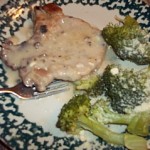 Pork Chops with Mushroom Gravy 
