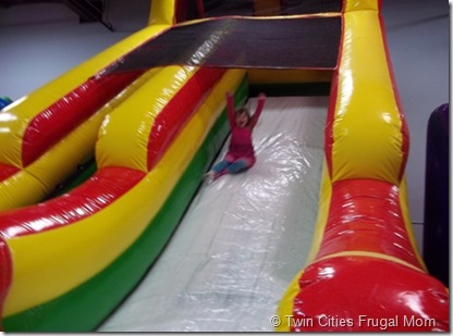 Heidi enjoying slide