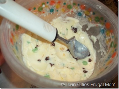 Half gone! Mint Ice Cream
