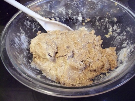 Mixing the dough