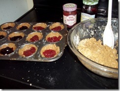 Preparing them in the pan