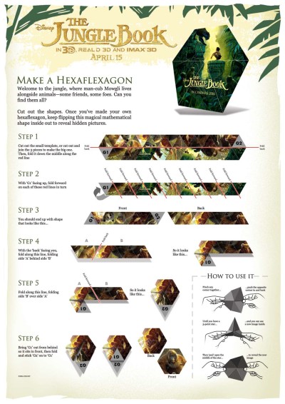 thejunglebookHexaflexagon