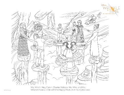 A Wrinkle in Time Planet Coloring Page