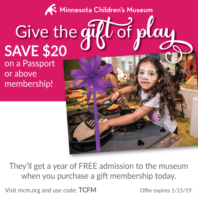 Minnesota Children's Museum membership discount 2018