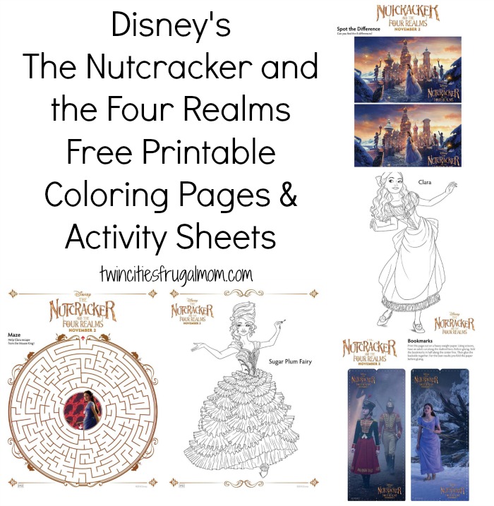 Disney's The Nutcracker Free Printables