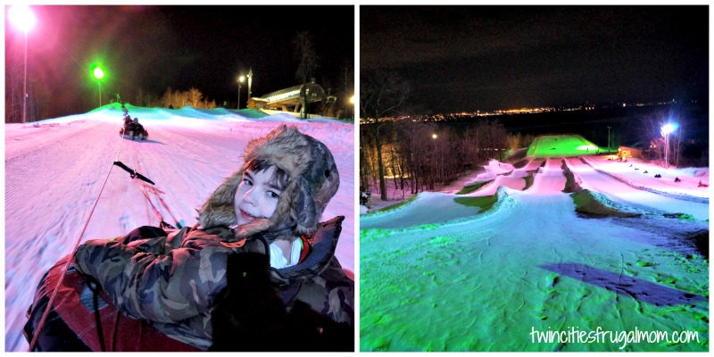 Spirit Mountain Glow Tubing Fun