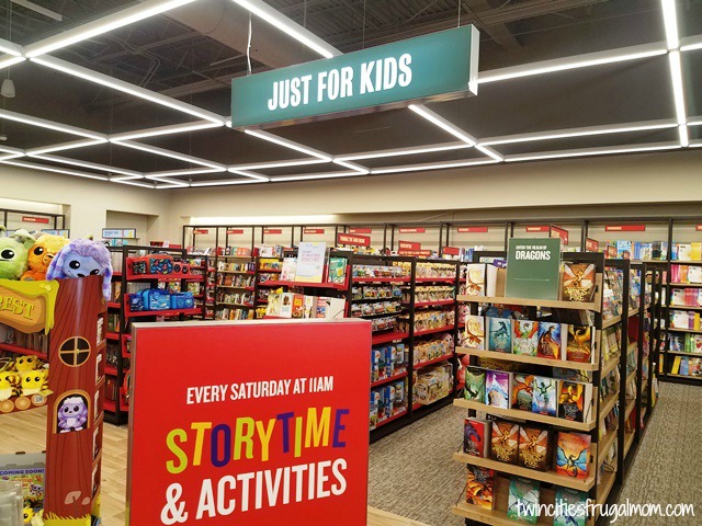 Kids section inside of Barnes & Noble Prototype Store 