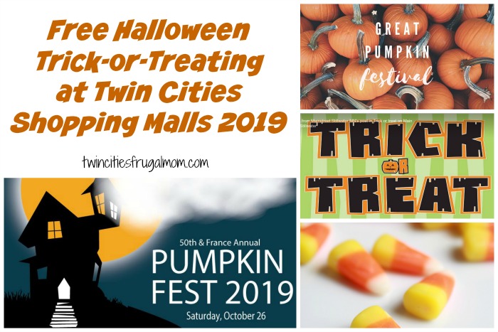 Free Trick-or-Treating at Twin Cities Shopping Malls 2019