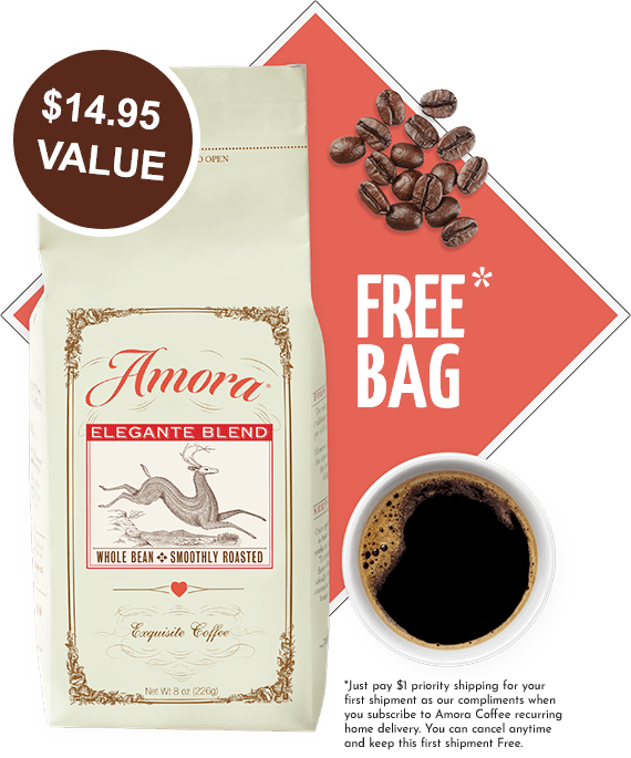Amora free coffee