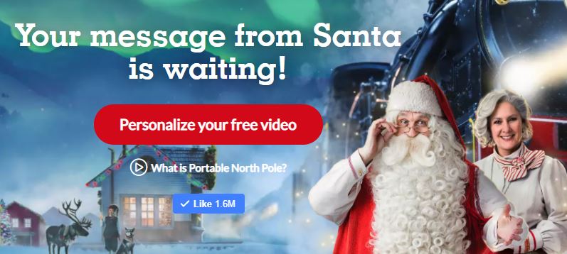 Free Santa Video North Pole