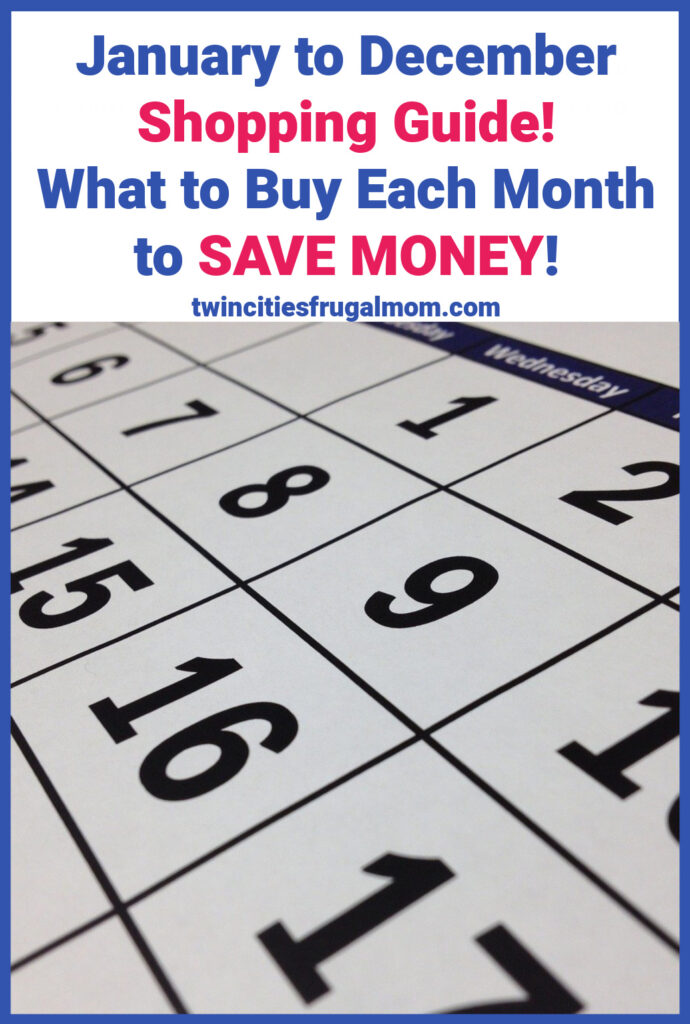 Month to Month Shopping Guide