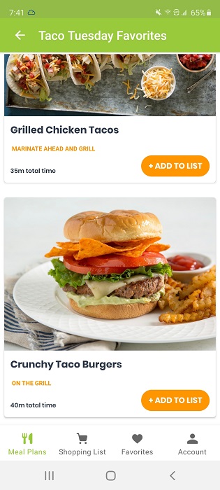 eMeals tacos