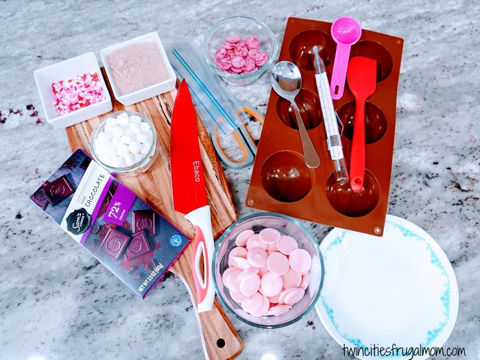 Valentine Hot Cocoa Bombs Ingredients