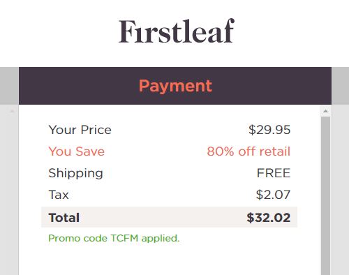 First Leaf code