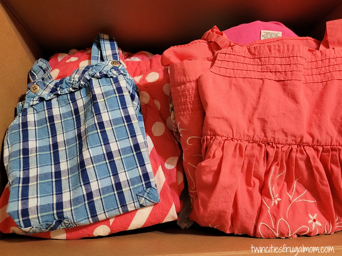 JBF clothing box
