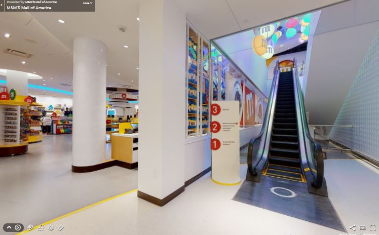 M&M Store virtual tour