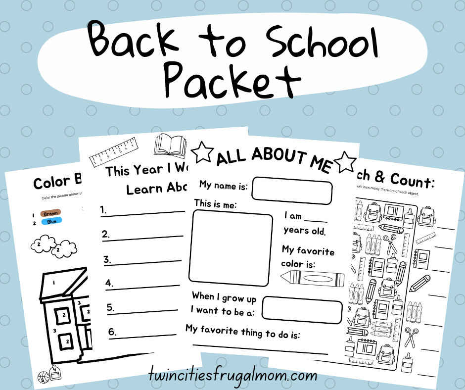 TCFM Back to School Packet