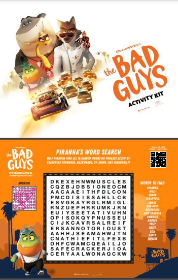 the bad guys activity kit