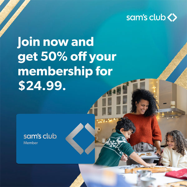 sams club 50 off deal