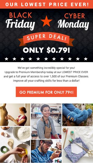 craftsy black friday