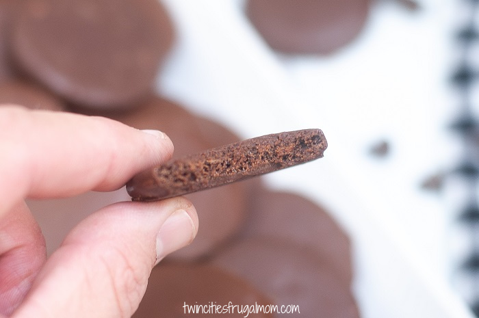 girl scout thin mint cookie done
